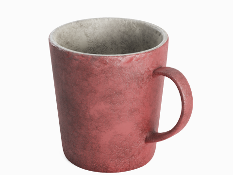 Old Dirty Coffee Cup 01 3Dモデル