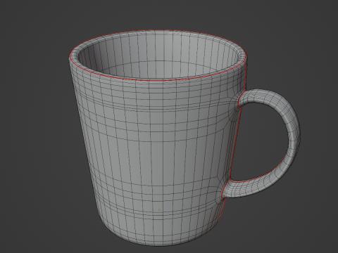 Old Dirty Coffee Cup 01 3Dモデル