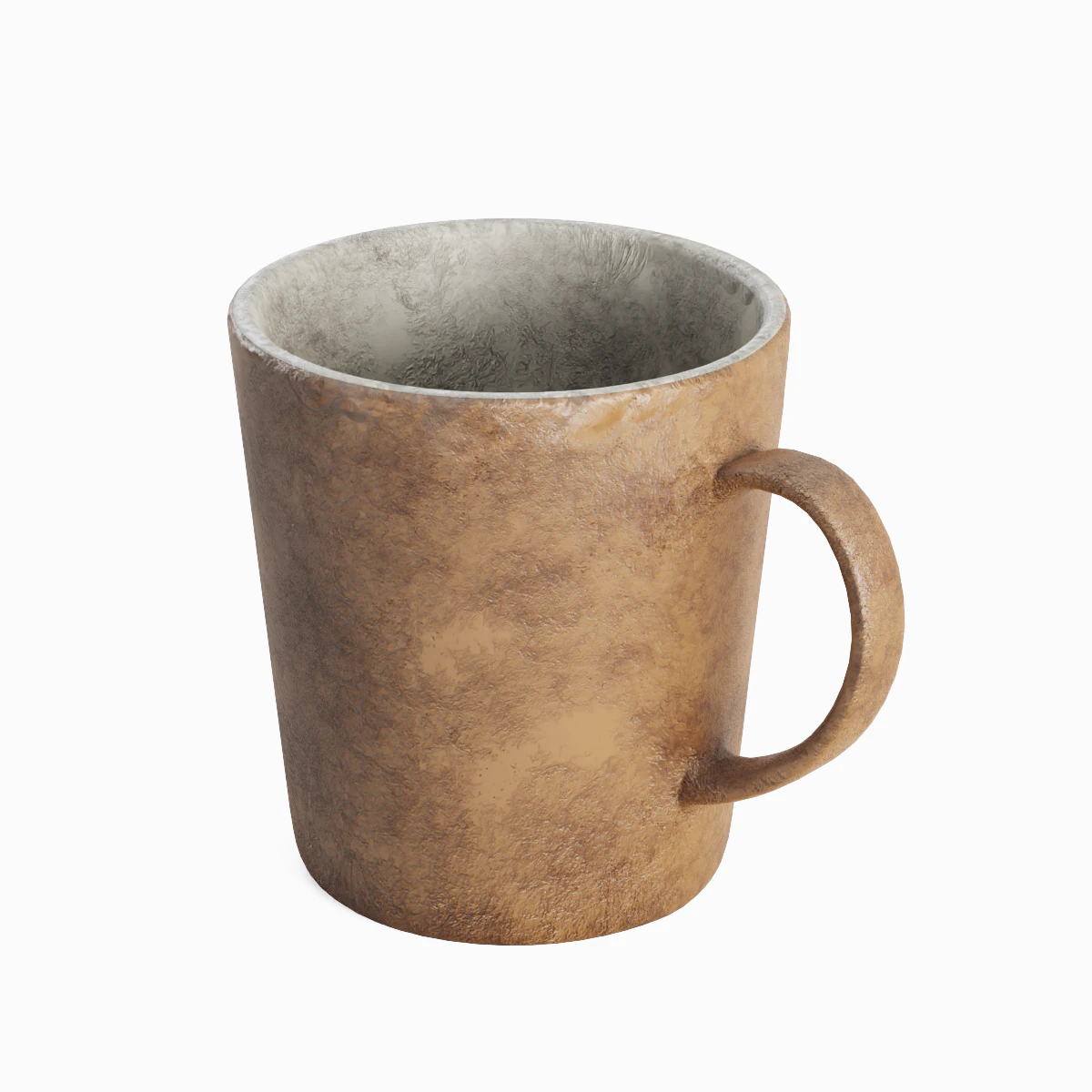 Old Dirty Coffee Cup 02 3D Model .c4d .max .obj .3ds .fbx .stl .blend