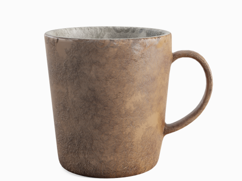 Old Dirty Coffee Cup 02 3Dモデル