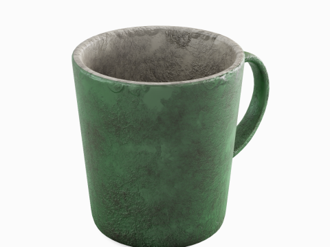 Old Dirty Coffee Cup 03 Modèle 3D
