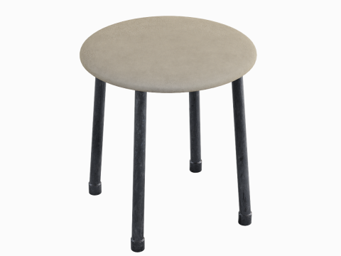 Steel Stool E 01 3Dモデル
