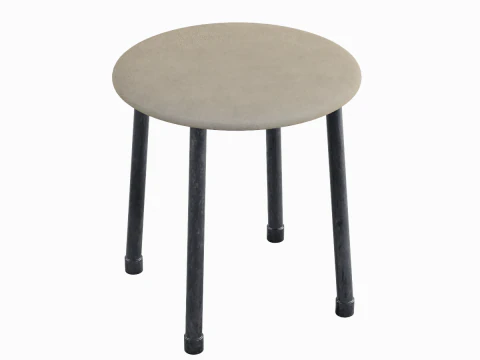 स्टील स्टूल ई 01 3D मॉडल