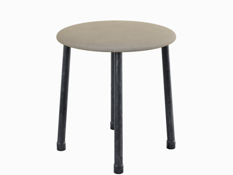Steel Stool E 01 Modèle 3D