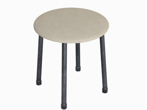 Steel Stool E 01 Modèle 3D