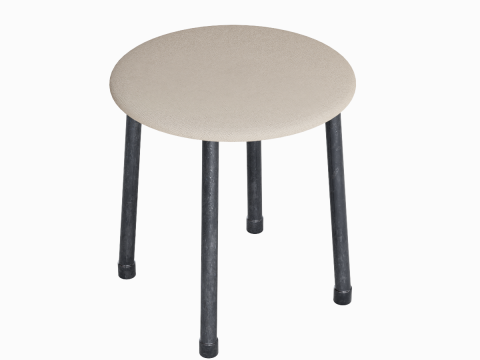 Steel Stool E 03 Model 3D