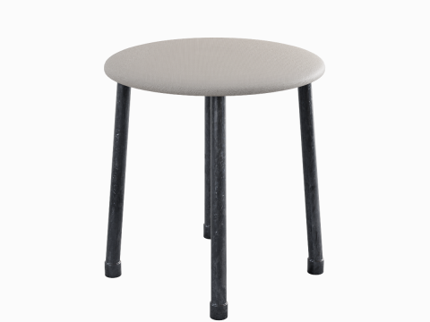 Steel Stool E 05 Model 3D