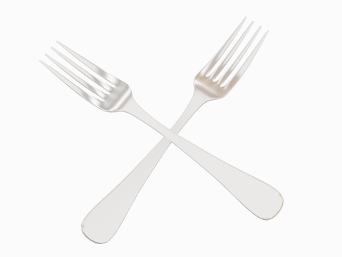 Aluminium Fork 01 Modelo 3D