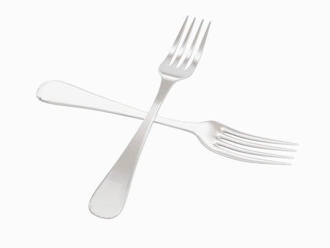 Aluminium Fork 01 Modelo 3D