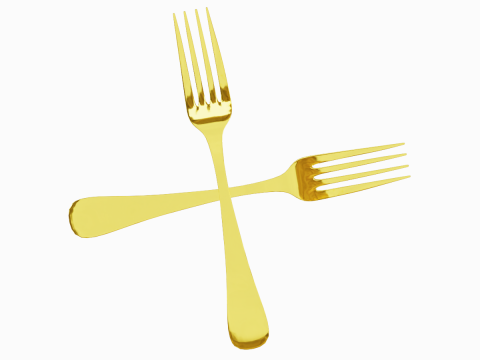 Golden Fork 01 3Dモデル