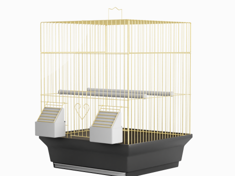 Birdcage Gold 3Dモデル