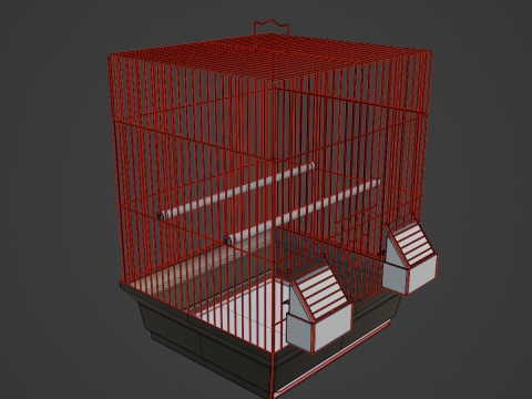 Birdcage Gold 3Dモデル