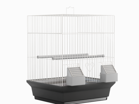 Birdcage Silver 3Dモデル