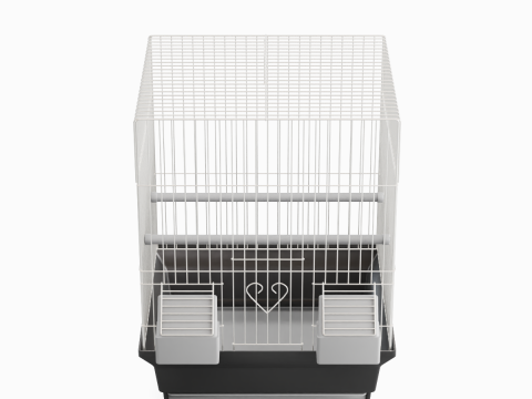 Birdcage Silver 3D Model