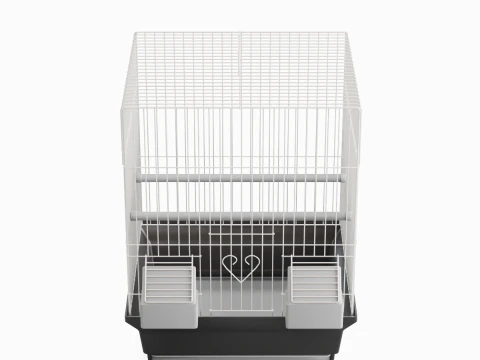 Birdcage Silver 3D Model