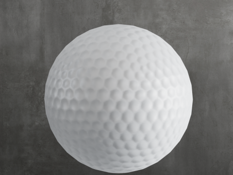 Golf Ball 01 3D 모델