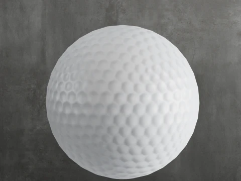 Golf Ball 01 3D Model