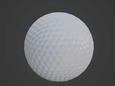 Golf Ball 01 3D Model