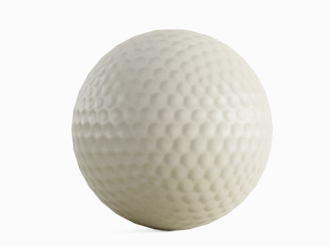 Golf Ball 02 3D Model