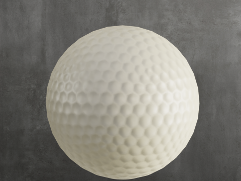 Golf Ball 02 3D Model