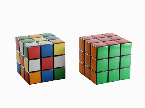 Rubics Cube 3D Model