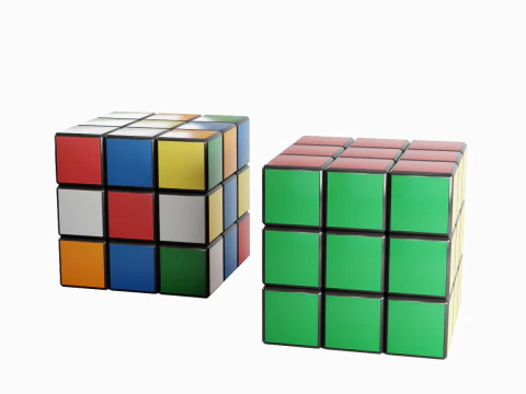 Rubics Cube 3D Model
