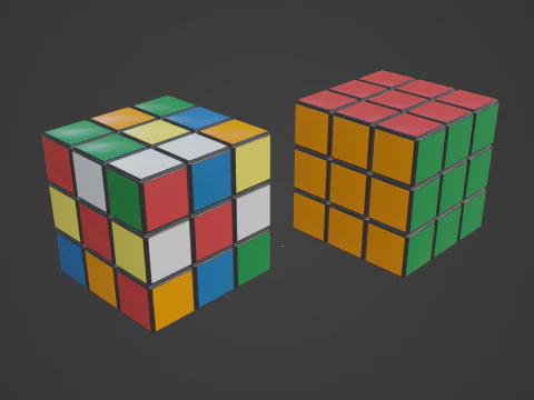Rubics Cube 3D Model