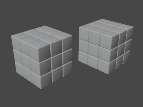 Rubics Cube 3D Model