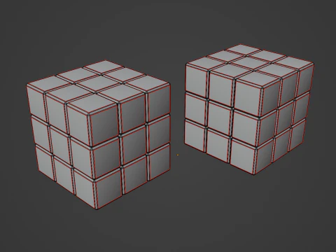 Rubics Cube 3D Model