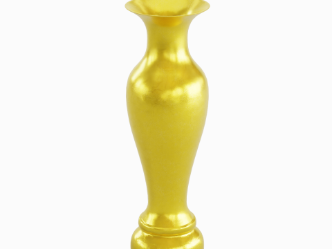 Classic Gold Vase 01 3D Модель