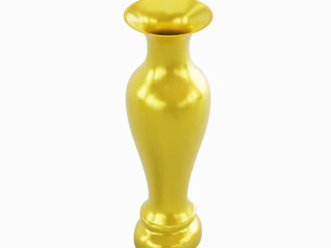 Classic Gold Vase 01 3D Model