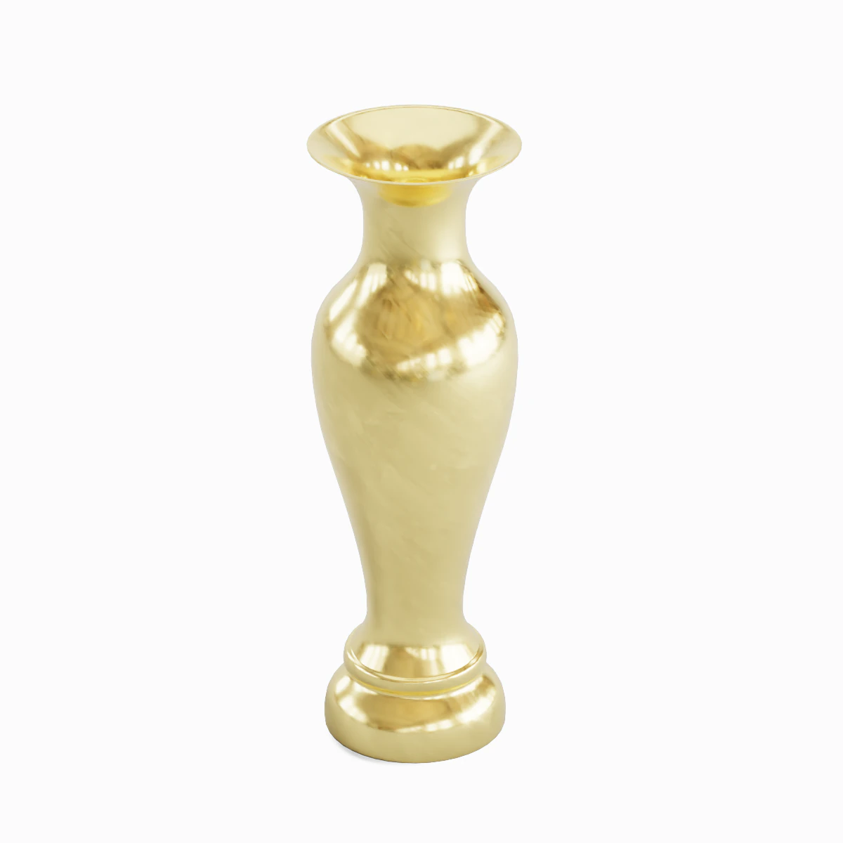 Classic Gold Vase 02 3D Model .c4d .max .obj .3ds .fbx .stl .blend 