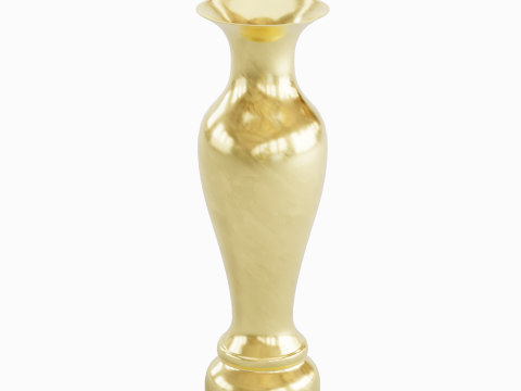 Classic Gold Vase 02 Modèle 3D