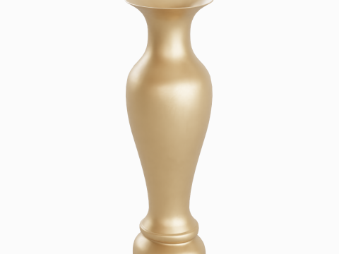 Classic Bronze Vase 3D Model