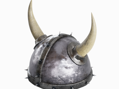 Viking Helmet B 01 3D Model