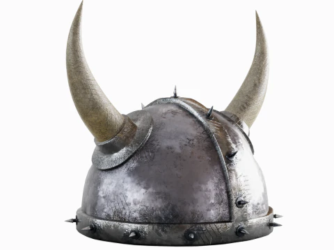Viking Helmet B 01 3D Model