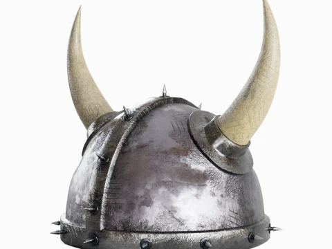 Viking Helmet B 01 3D Model