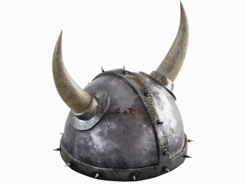 Viking Helmet B 01 3D Model