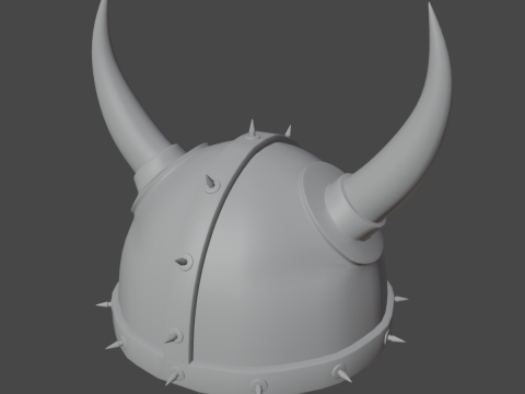 Viking Helmet B 01 Modello 3D