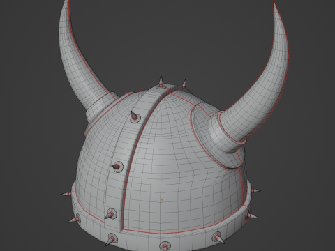 Viking Helmet B 01 Modello 3D