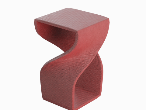 Twisted Stool for Childs 01 Modèle 3D