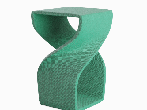 Twisted Stool for Childs 02 Modelo 3D