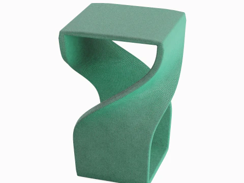 Twisted Stool for Childs 02 3D Model