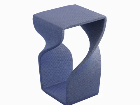 Twisted Stool for Childs 03 3D Model