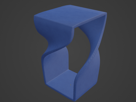 Twisted Stool for Childs 03 Modelo 3D
