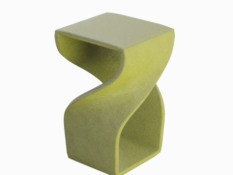 Twisted Stool for Childs 04 3D Model