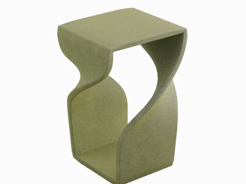 Twisted Stool for Childs 04 3D Model