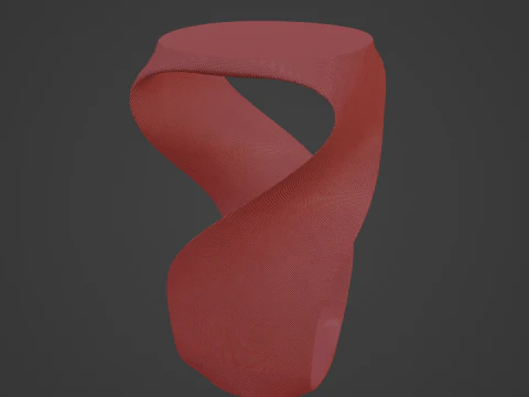 Twisted Stool for Childs B 01 3D Model