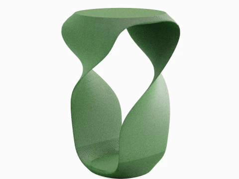 Tabouret torsad&eacute; pour enfant B 02 Modèle 3D