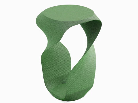 Tabouret torsad&eacute; pour enfant B 02 Modèle 3D